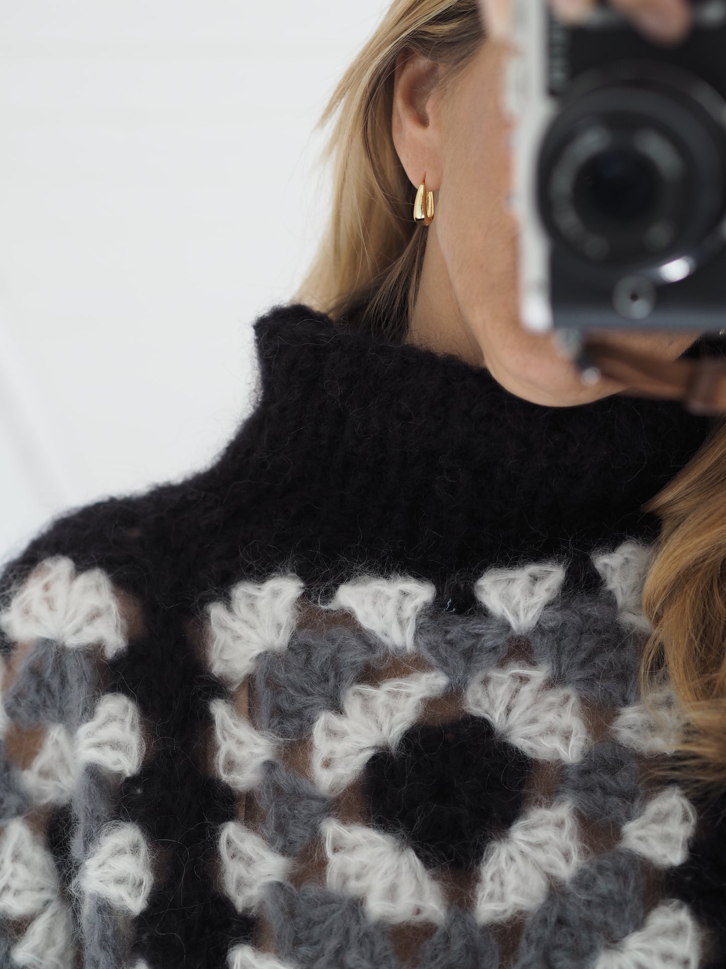 Granny Square Sweater - Oppskrift