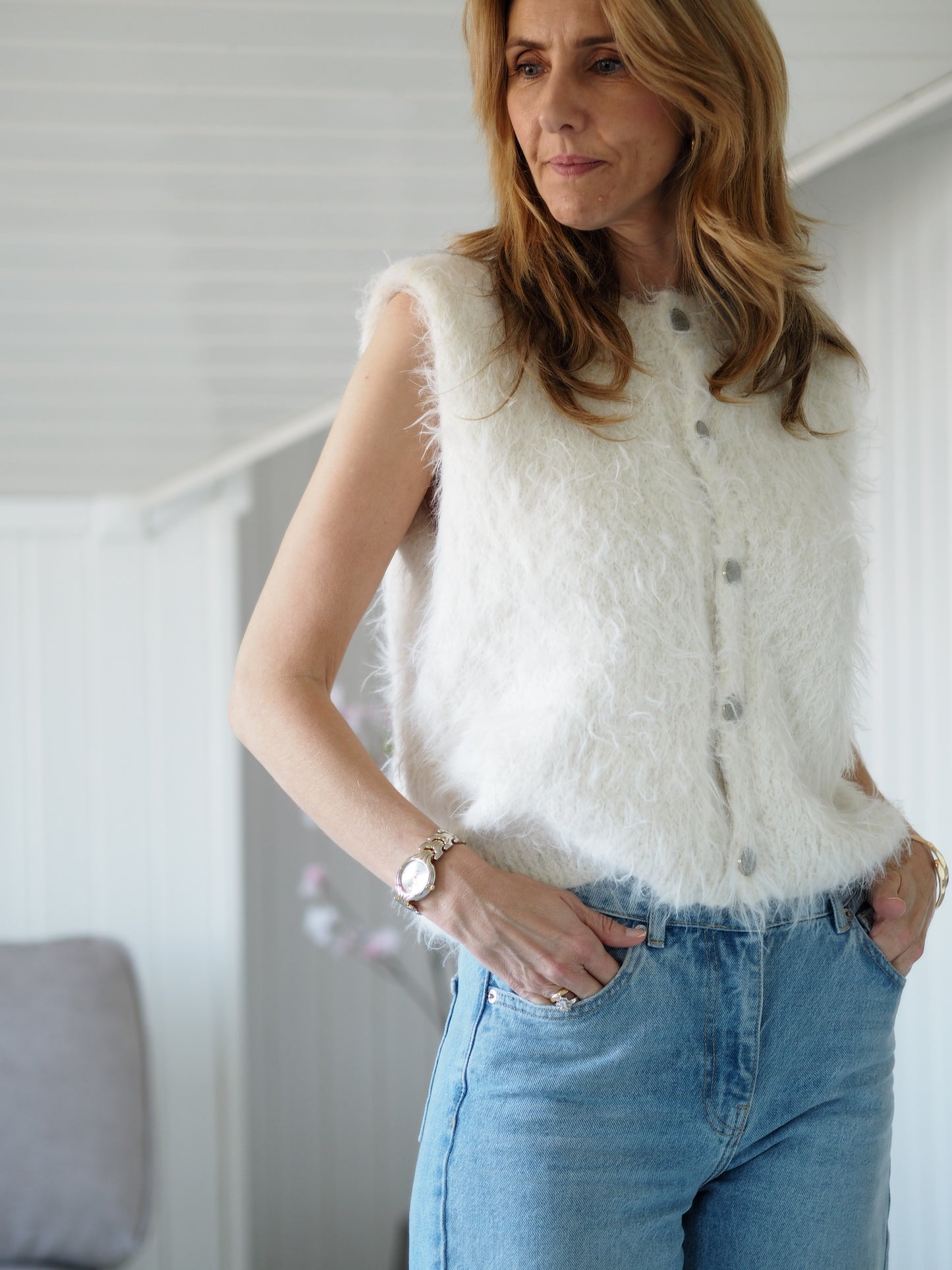 Fuzzy Vest - oppskrift