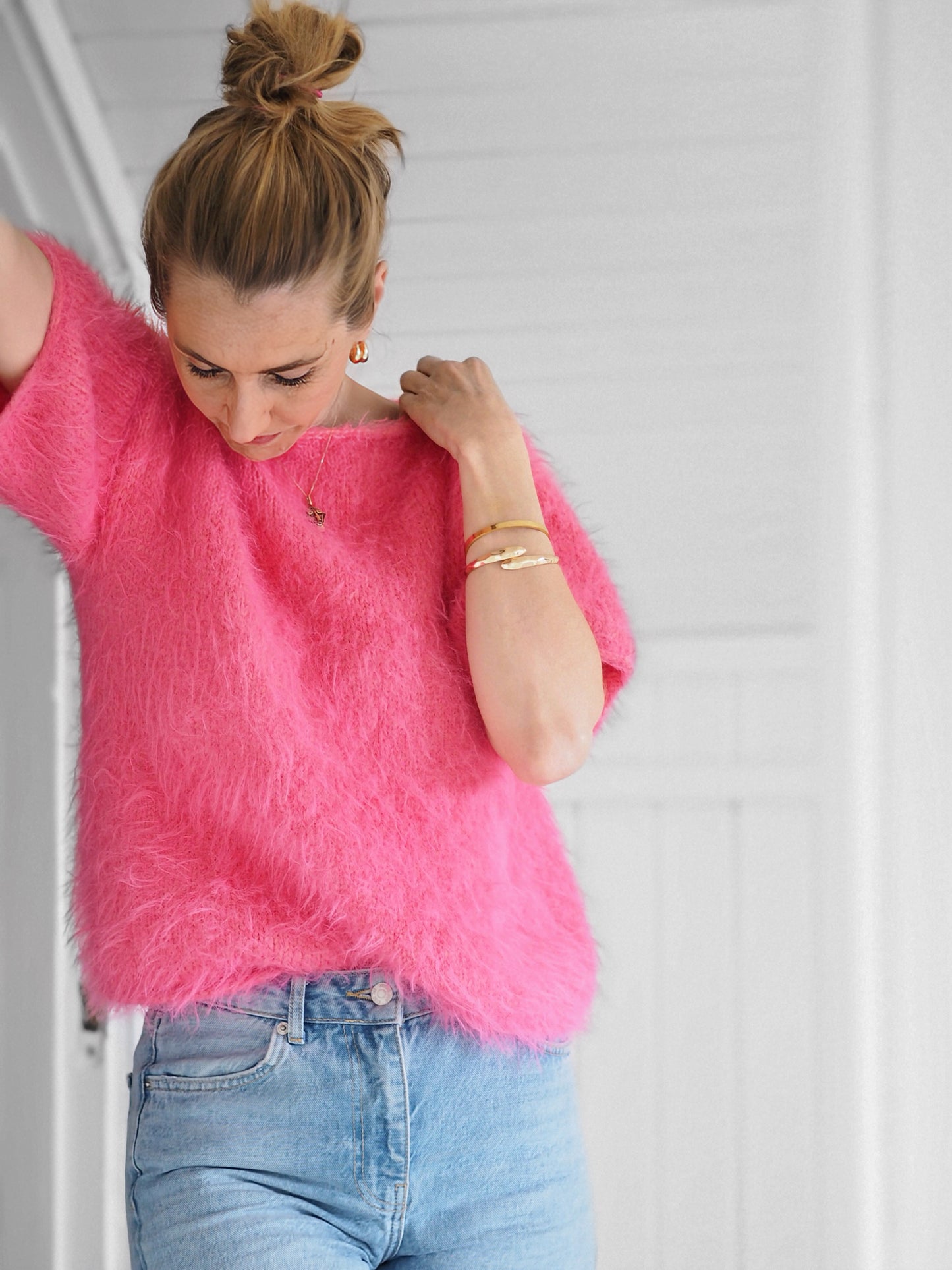 Fuzzy Tee - Oppskrift