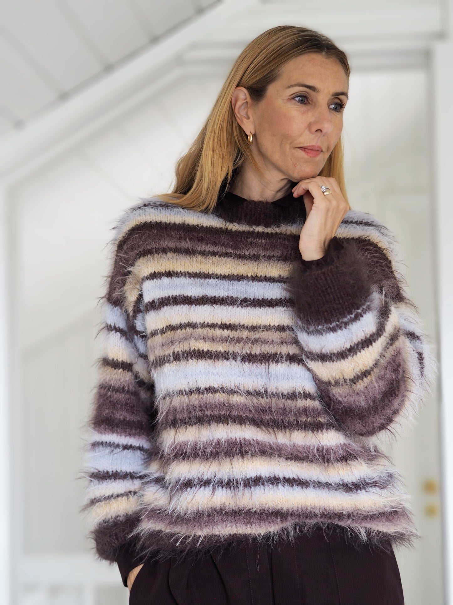 Fuzzy Mista Sweater - Oppskrift