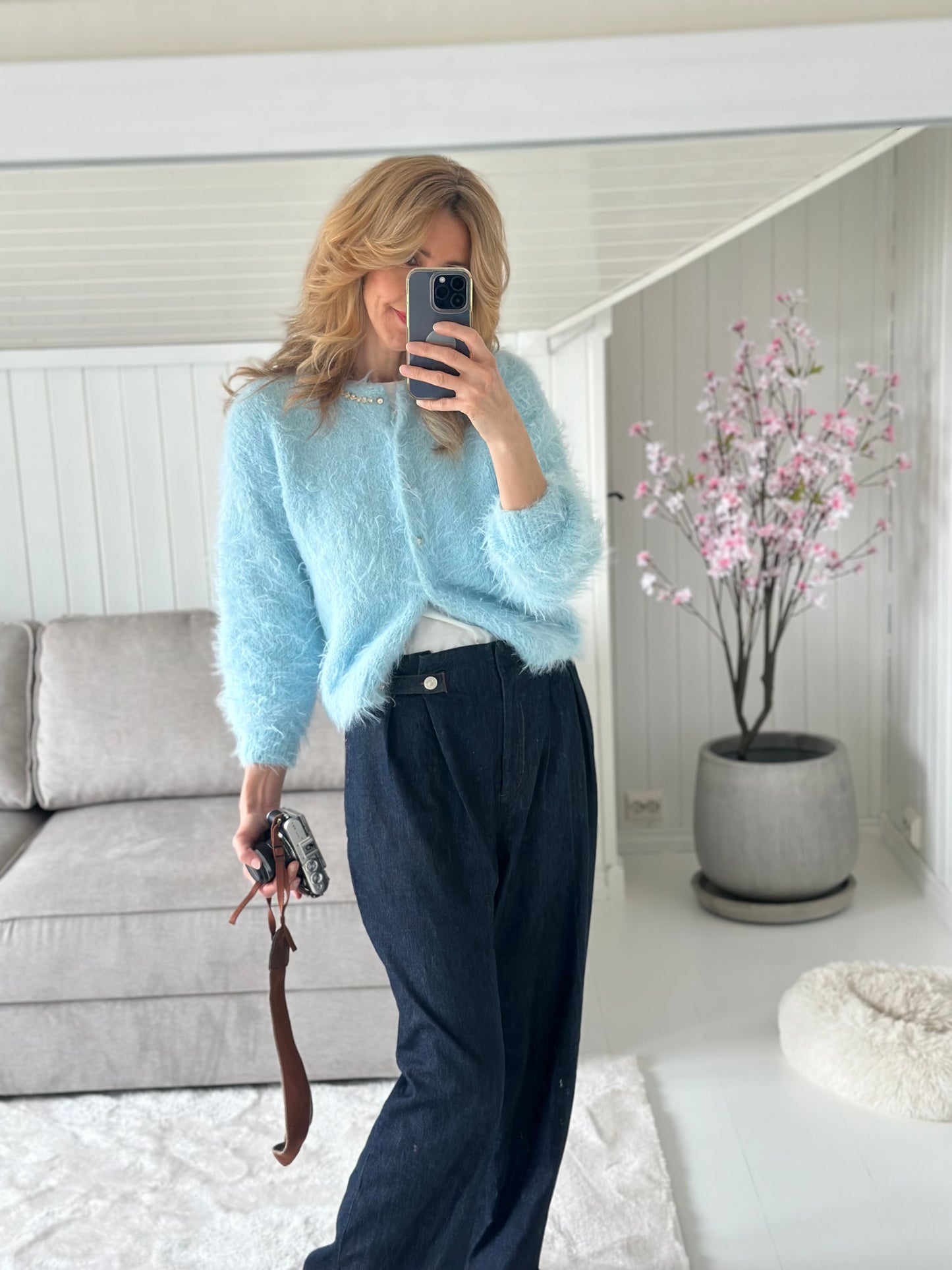Fuzzy Cardigan - Oppskrift