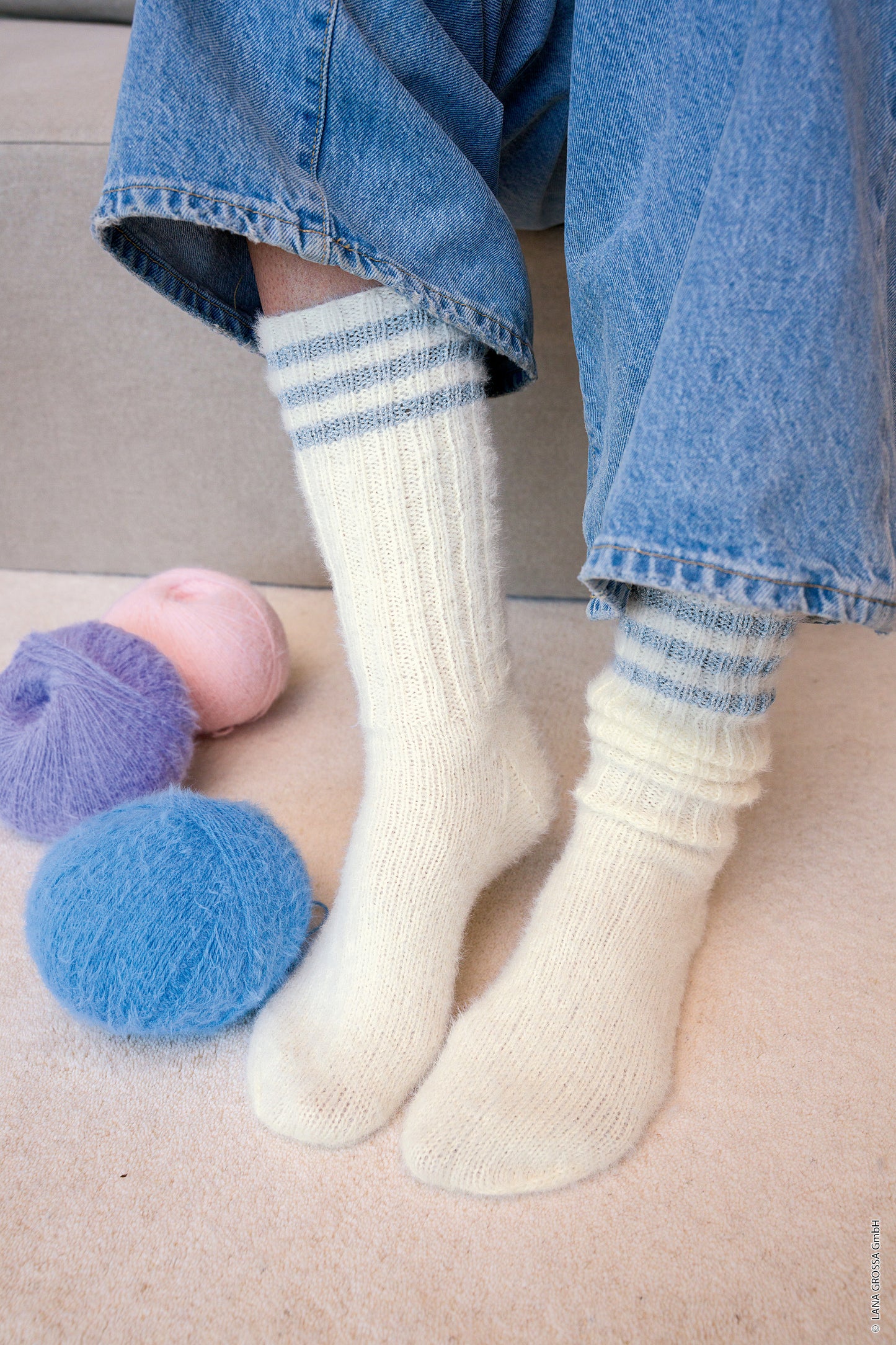 LINDTEIN TENNIS SOCKS - Pattern