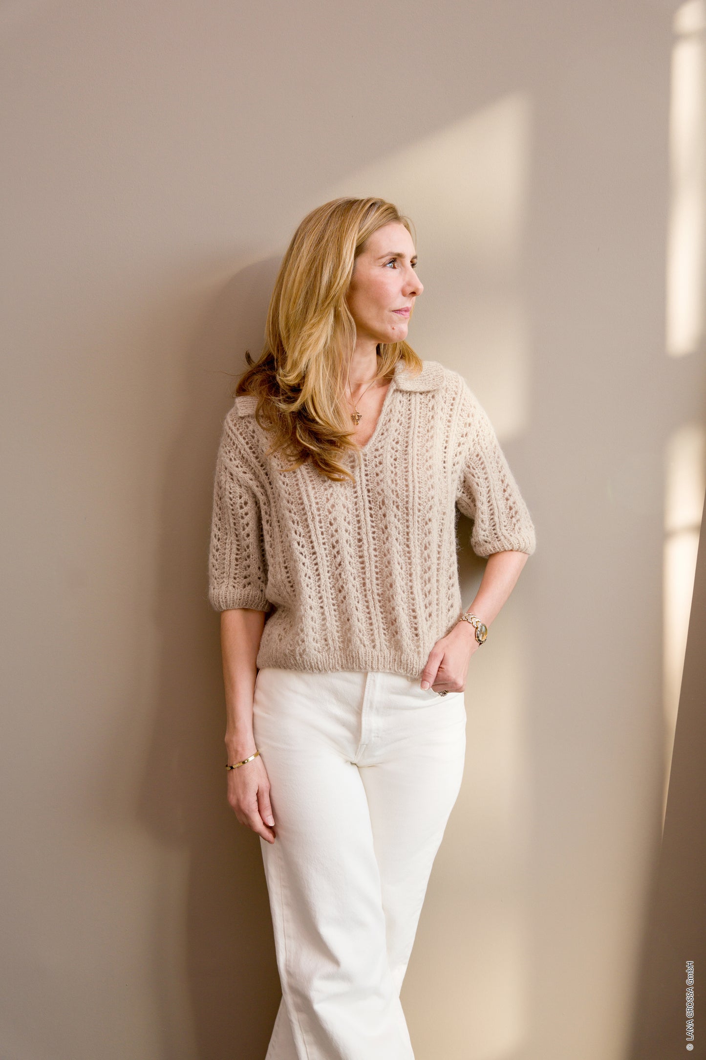 Polo neck sweater pattern