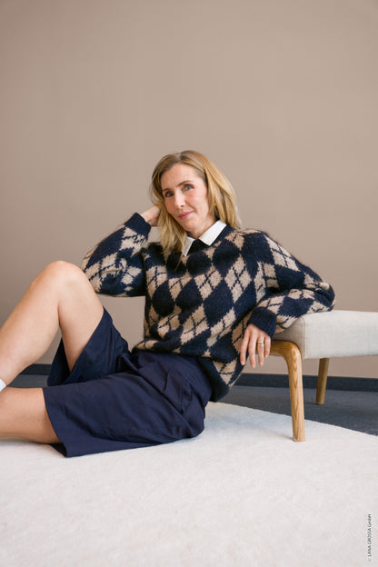 ARGYLE SWEATER - Oppskrift