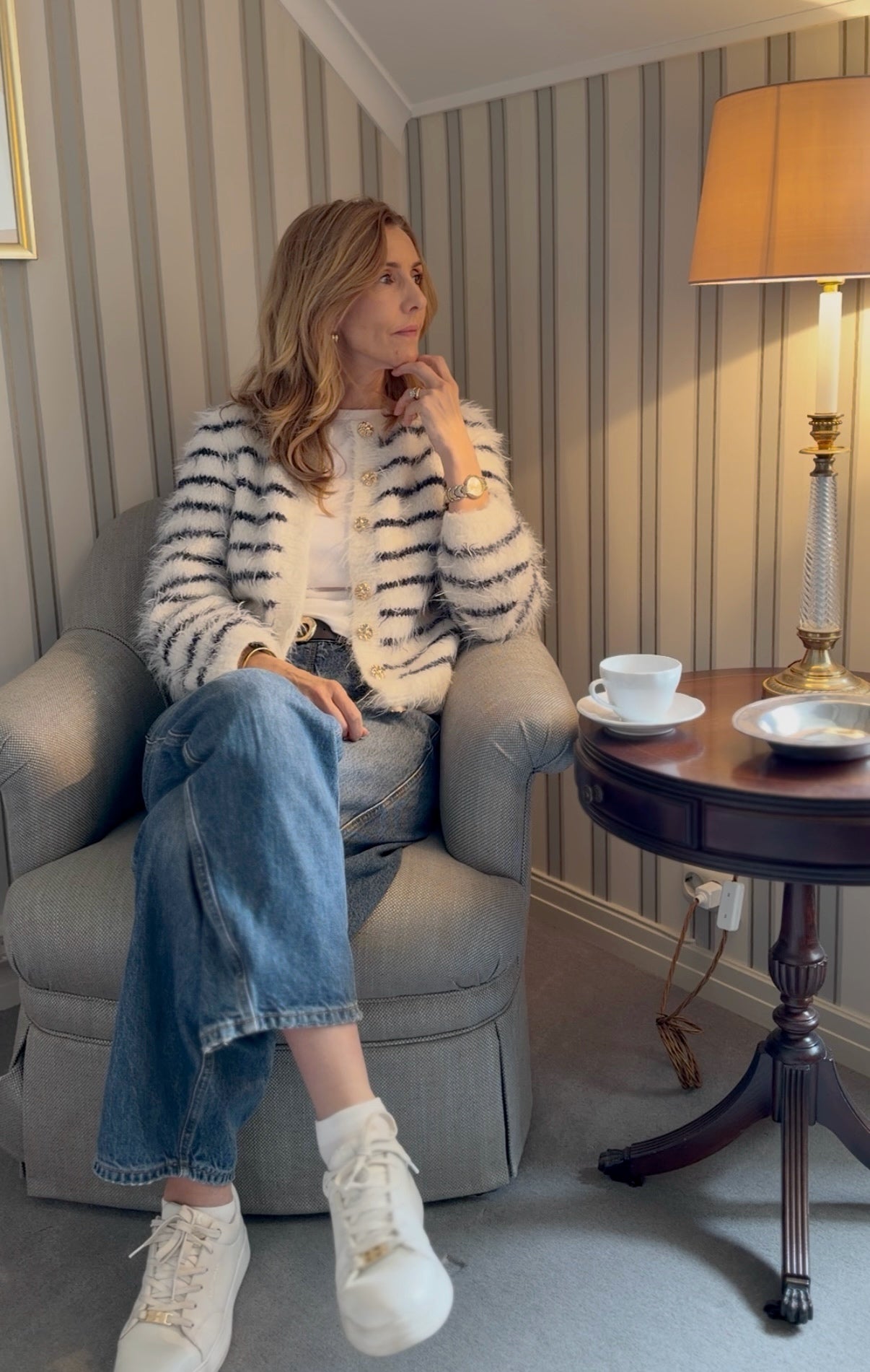 Fuzzy Classic Cardigan - OPPSKRIFT