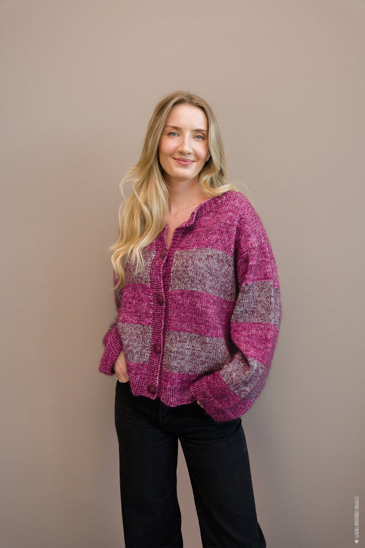 Farge Blokk Jakke - oppskrift